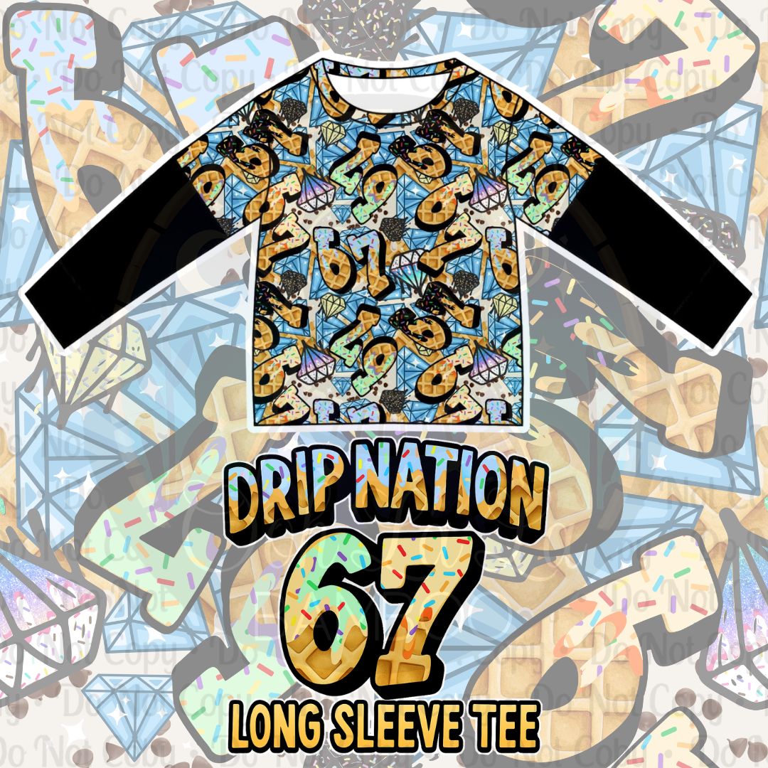 Drip Nation 6~7 long sleeve tee